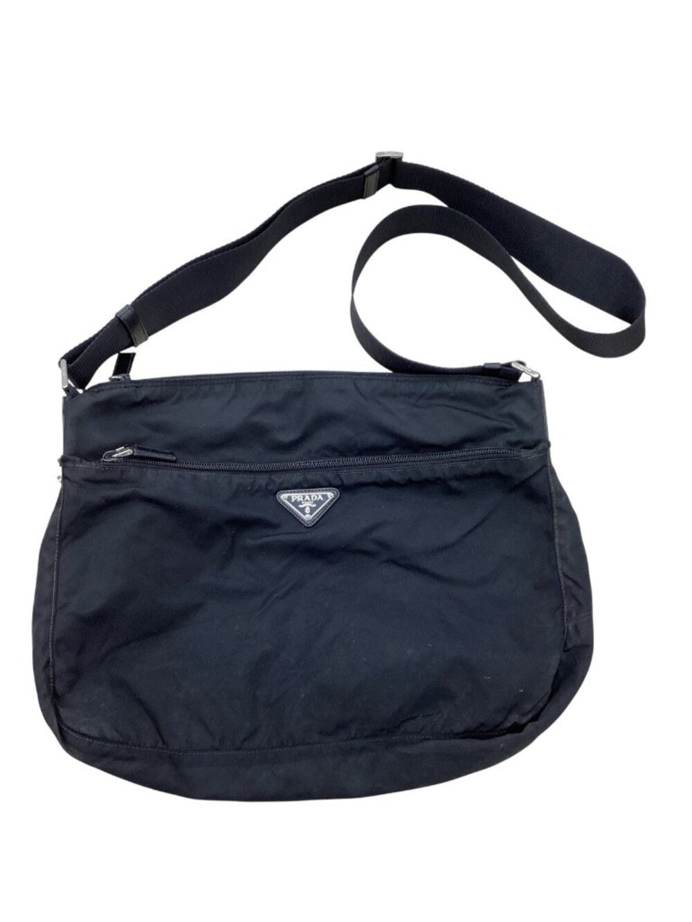Prada Nylon Shoulder Bag Black